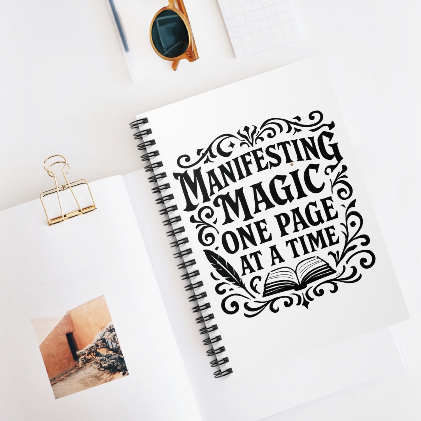 Manifesting Magic Spiral Notebook