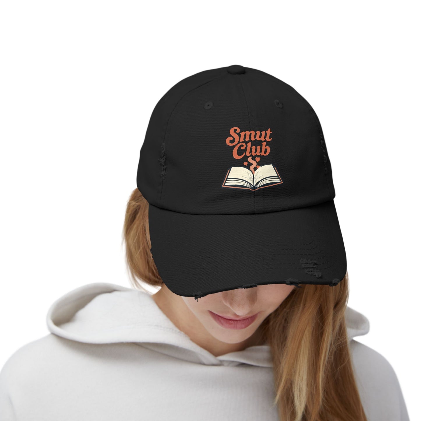 Smut Club Unisex Distressed Cap