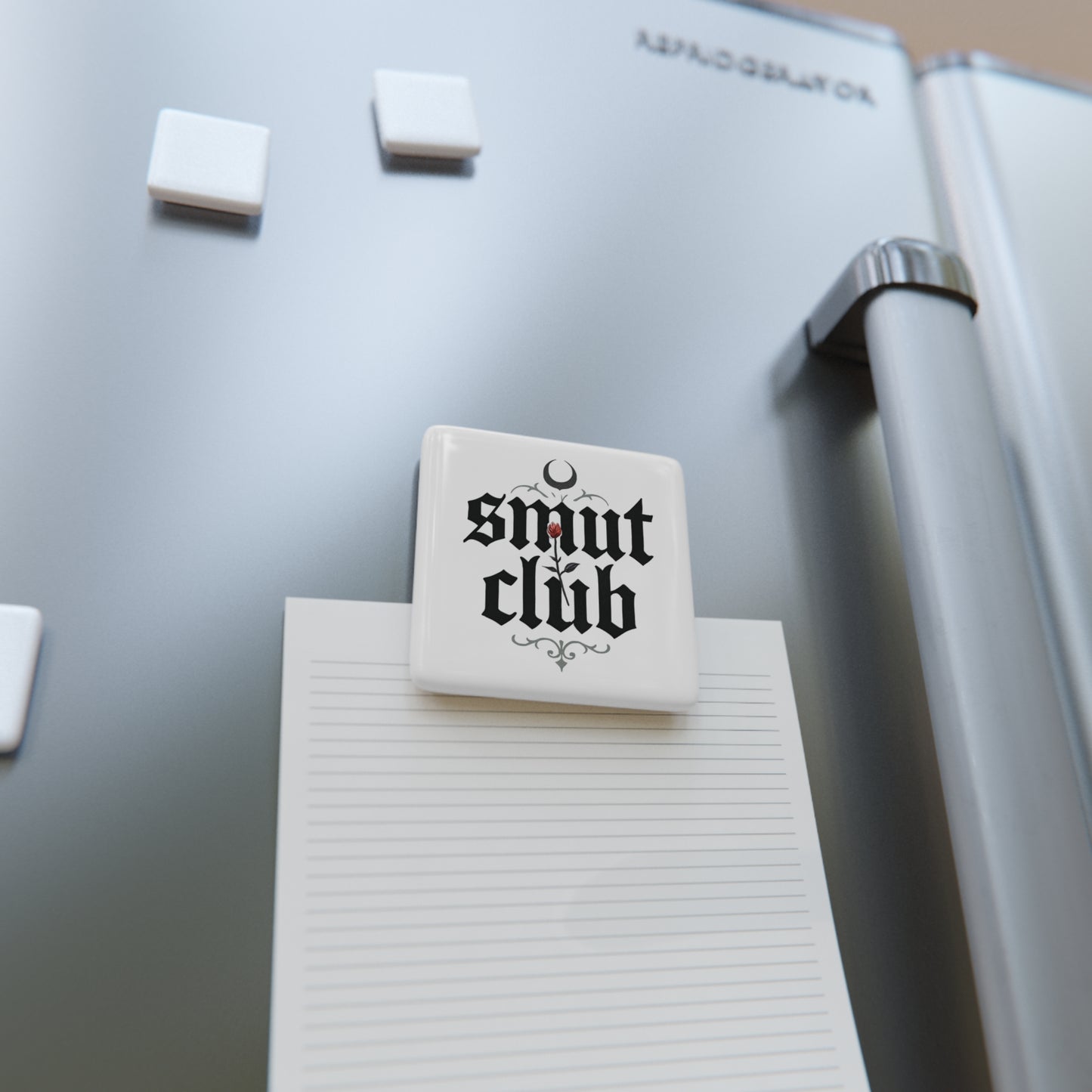 Smut Club Square Porcelain Magnet - Unique Gift for Rebel Souls