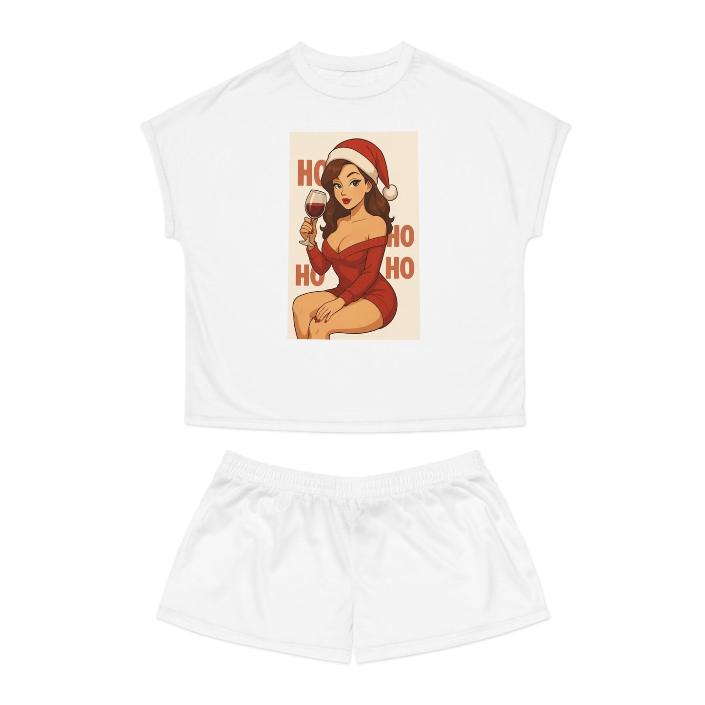 Women's Christmas Pin Up Pajama Set