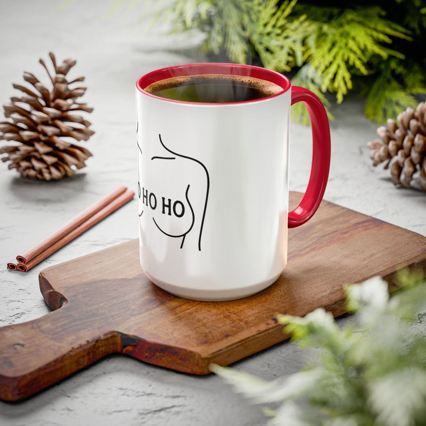 'HO HO HO' Holiday Mug - 11oz & 15oz