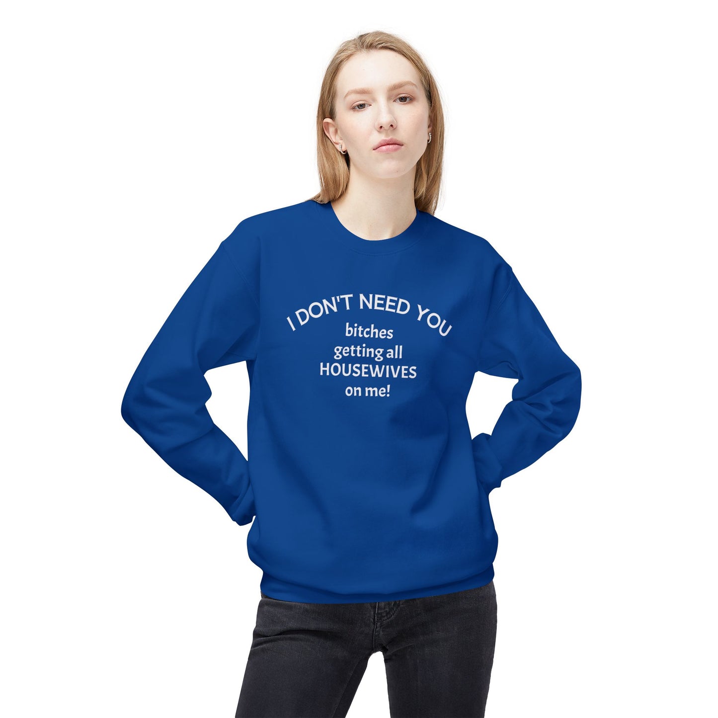 Housewives Unisex Midweight Softstyle Fleece Crewneck Sweatshirt