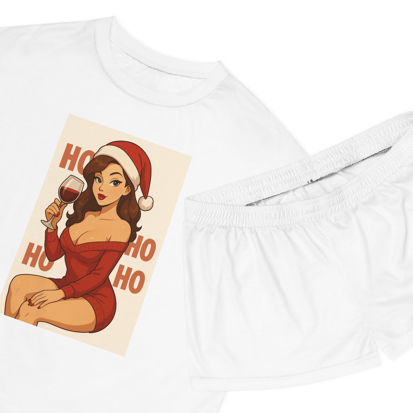 Women's Christmas Pin Up Pajama Set