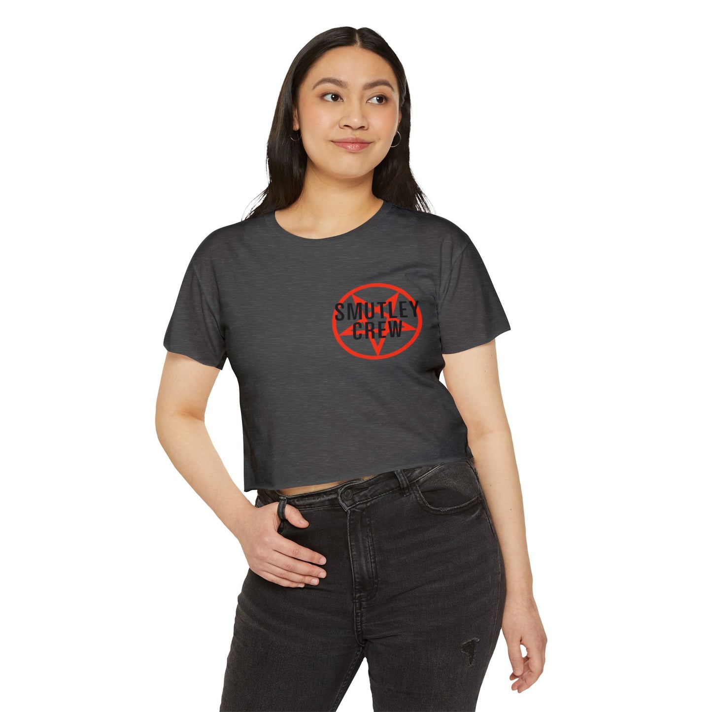 Smutley Crew - Women's Crop Top