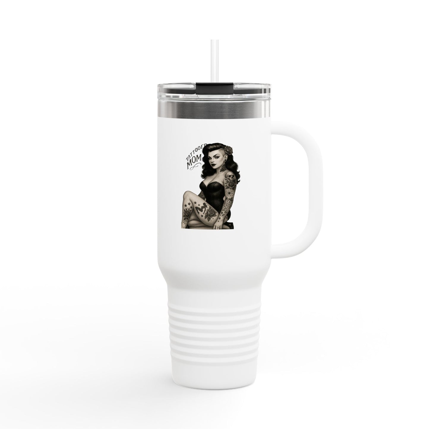 Tattooed Mom - Insulated Travel Mug 40oz