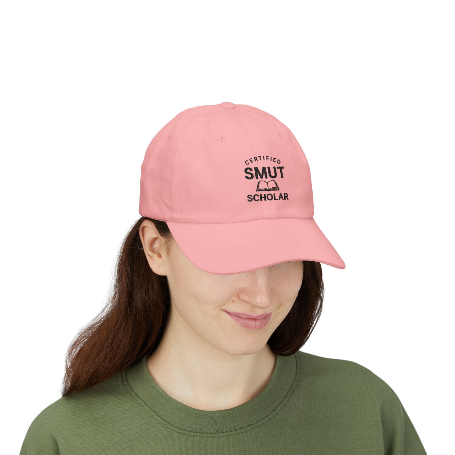 Certified Smut Scholar Dad Cap – Embroidered Book Lover Hat