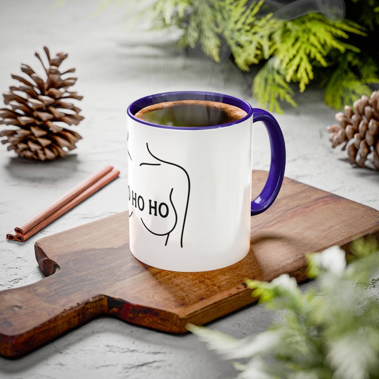 'HO HO HO' Holiday Mug - 11oz & 15oz