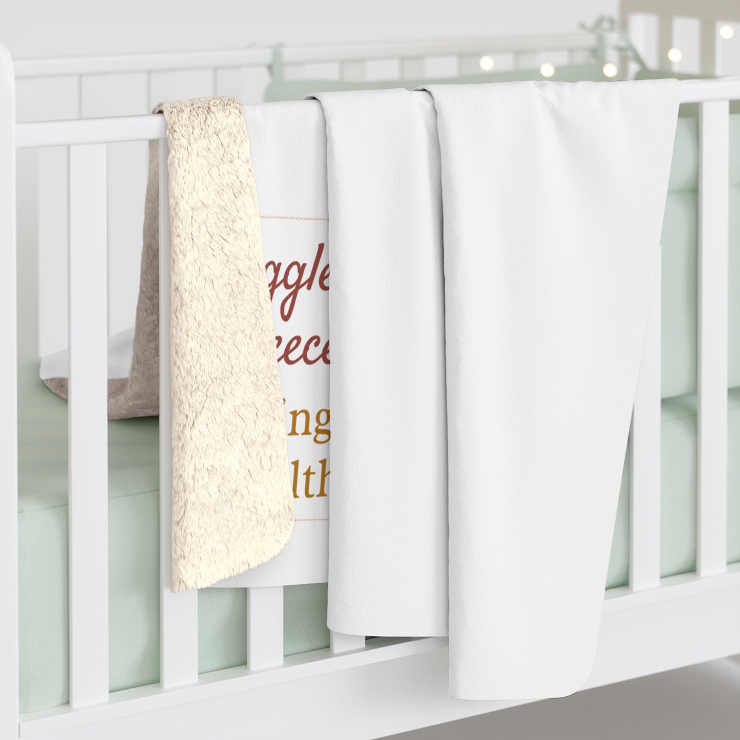 Snuggled in Fleece, Reading Pure Filth - Cozy Sherpa Fleece Blanket