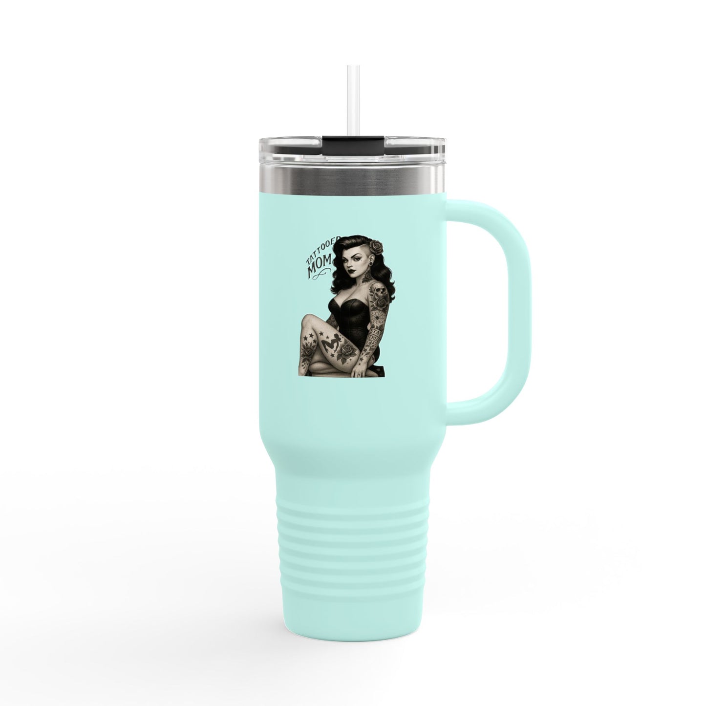 Tattooed Mom - Insulated Travel Mug 40oz