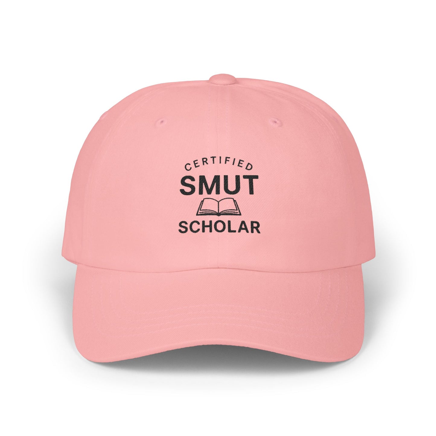 Certified Smut Scholar Dad Cap – Embroidered Book Lover Hat
