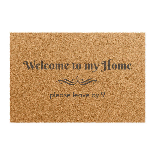 Please Leave, Welcome doormat