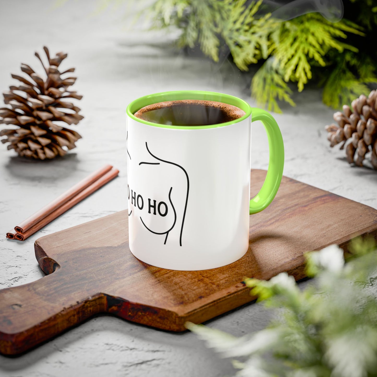 'HO HO HO' Holiday Mug - 11oz & 15oz