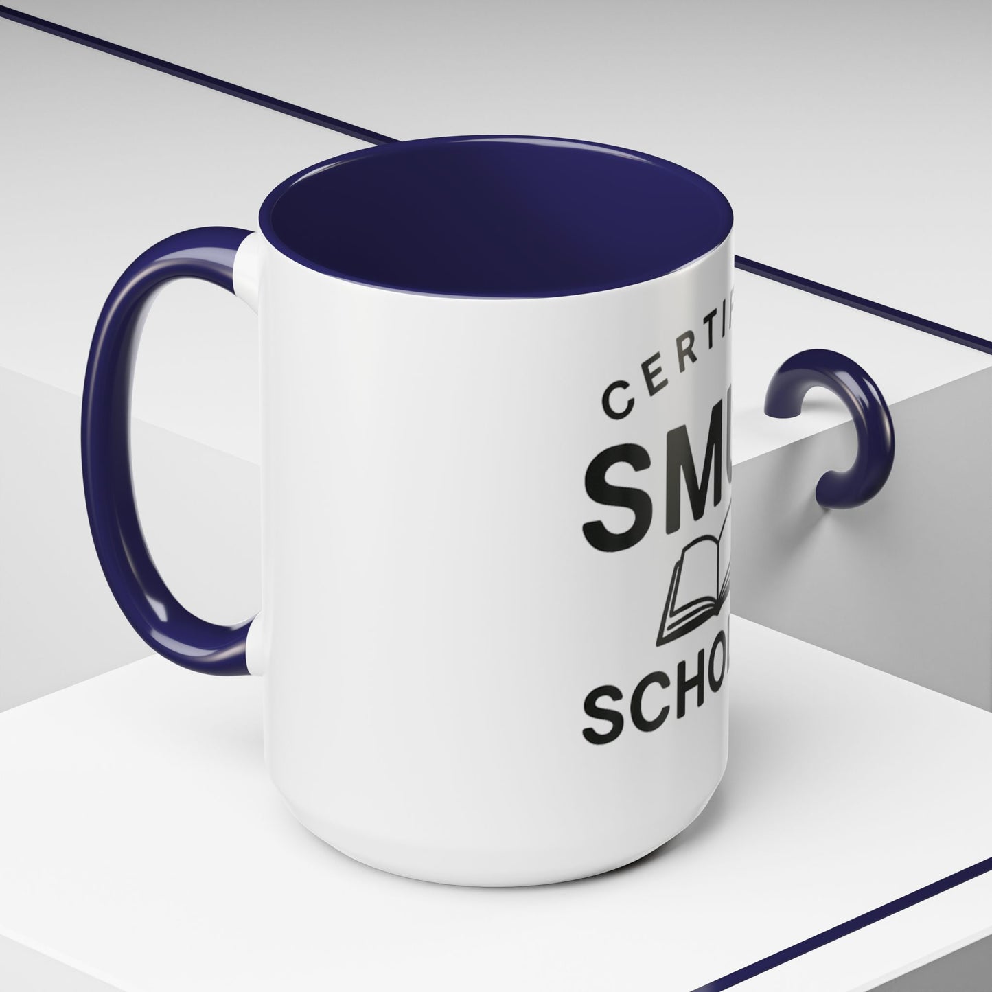Certified Smut Scholar Coffee Mug — Funny Book Lover Gift (15oz)