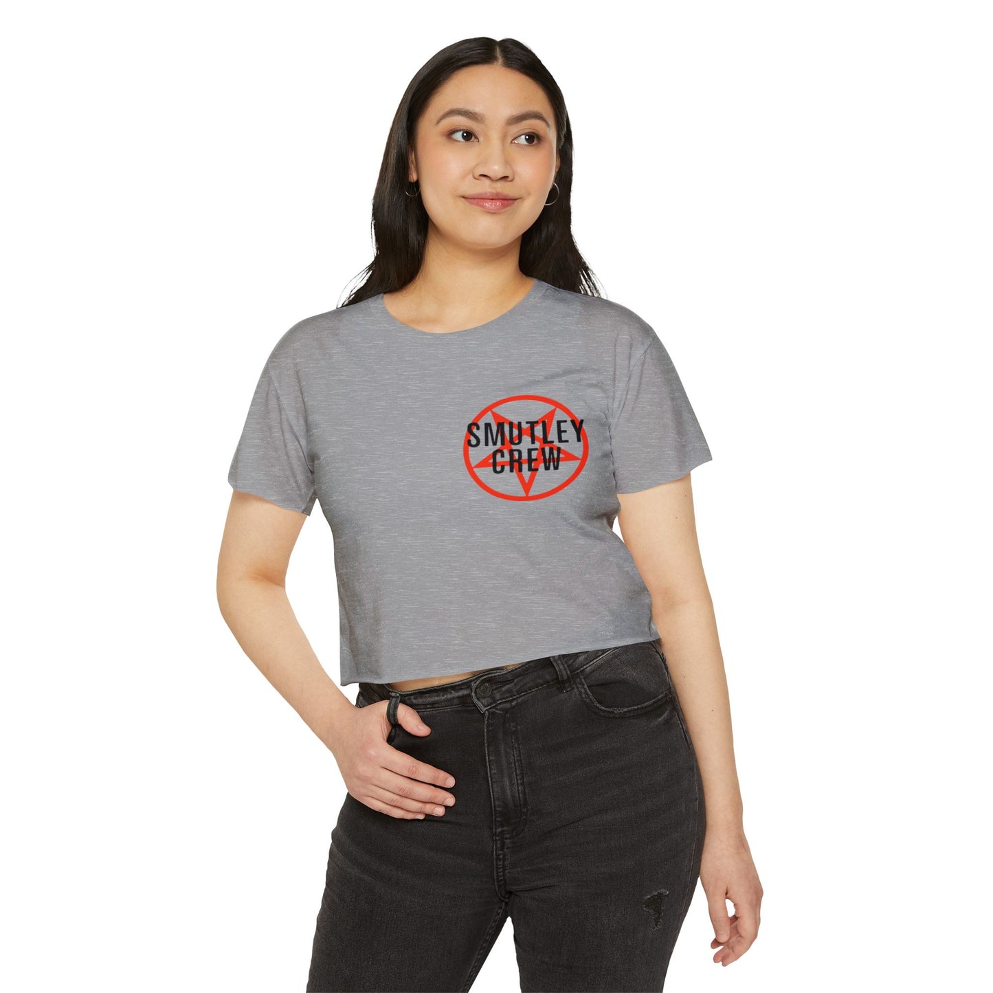 Smutley Crew - Women's Crop Top