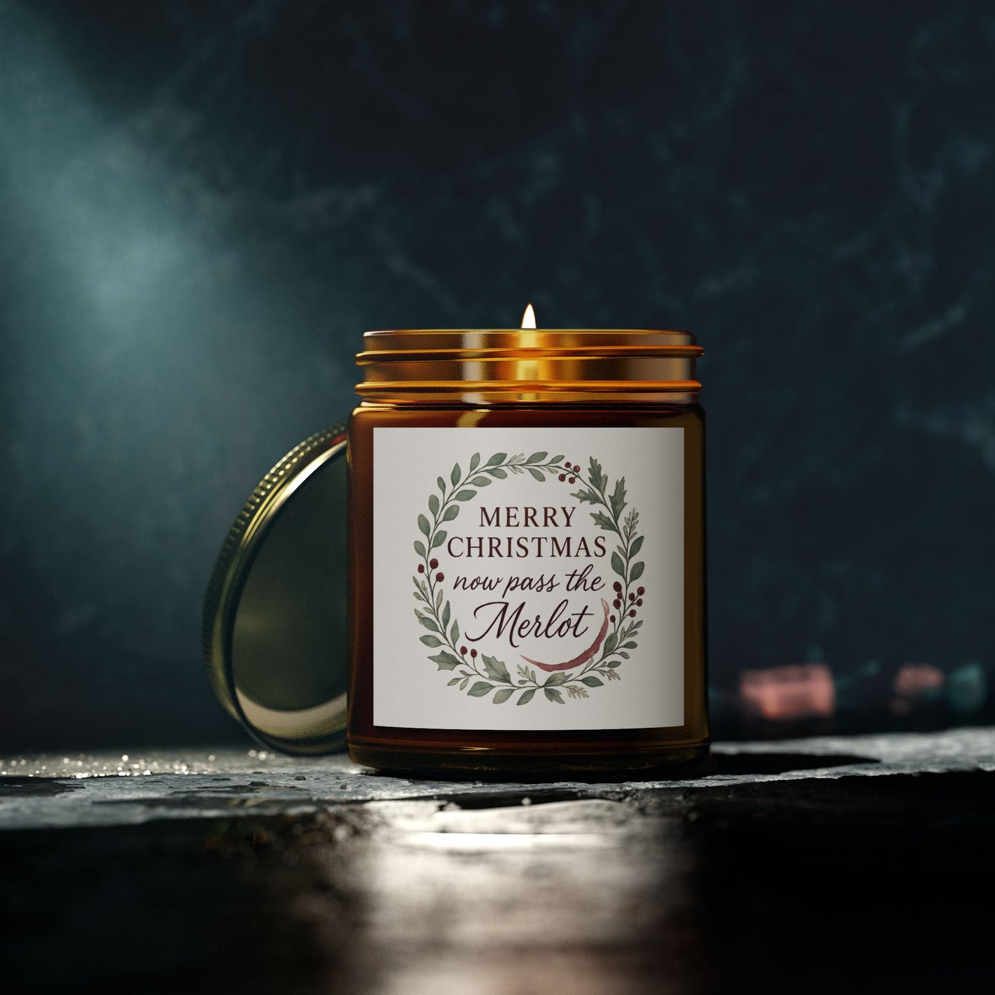 Merry Christmas, Pass the Merlot - Holiday Scented Candle