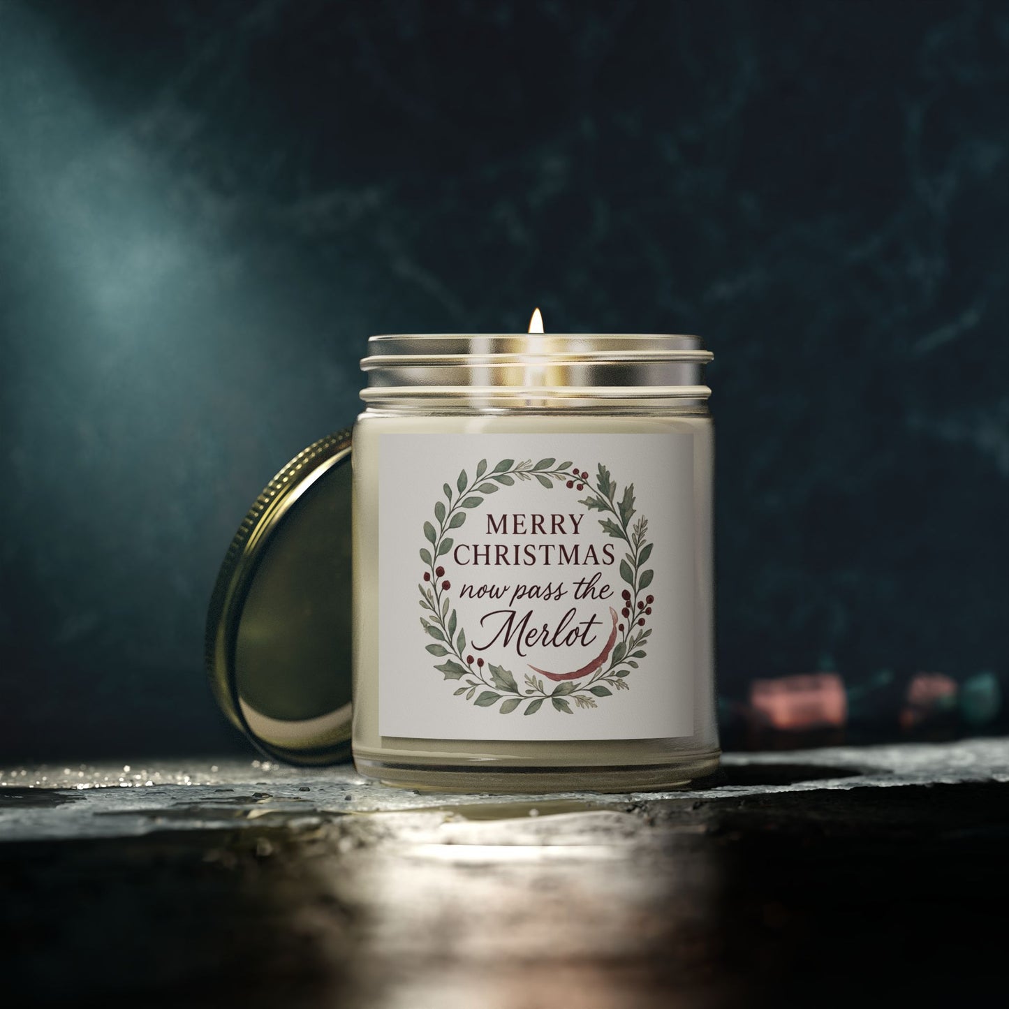 Merry Christmas, Pass the Merlot - Holiday Scented Candle