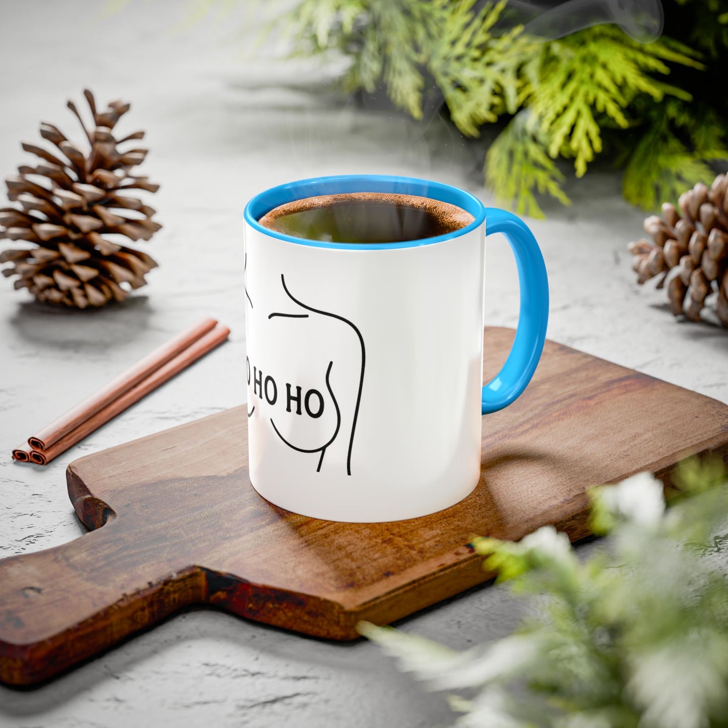 'HO HO HO' Holiday Mug - 11oz & 15oz