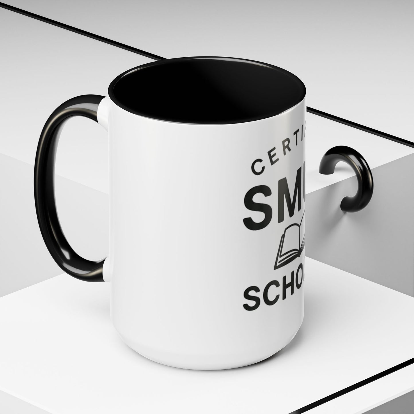 Certified Smut Scholar Coffee Mug — Funny Book Lover Gift (15oz)