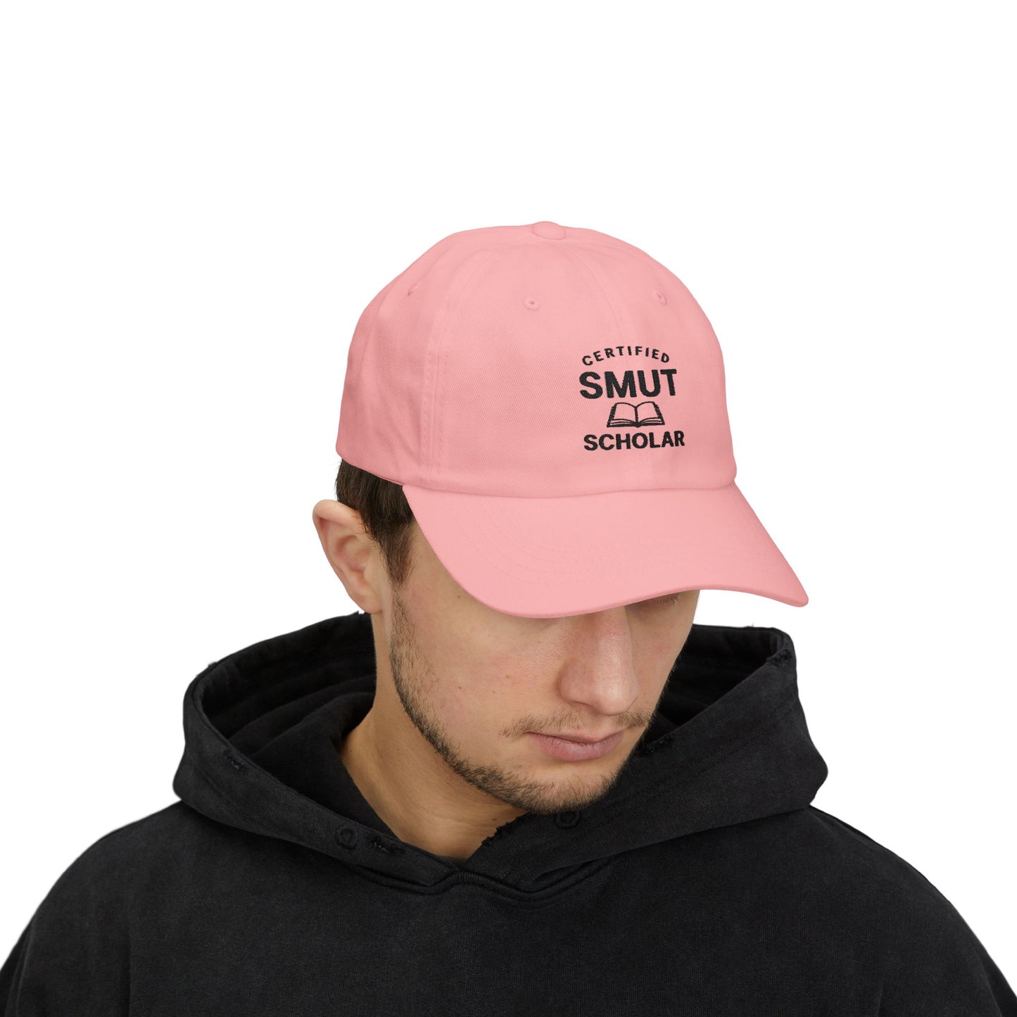 Certified Smut Scholar Dad Cap – Embroidered Book Lover Hat