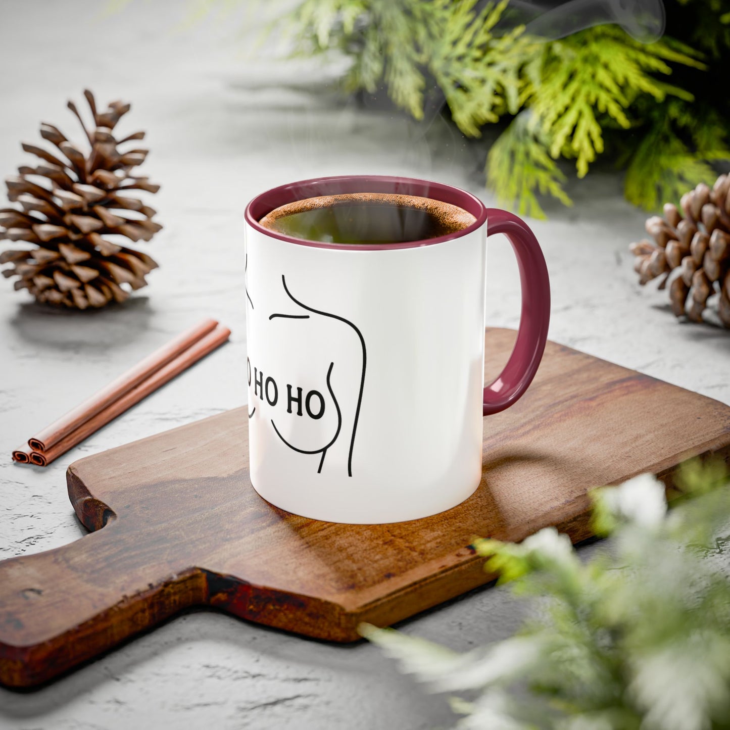 'HO HO HO' Holiday Mug - 11oz & 15oz