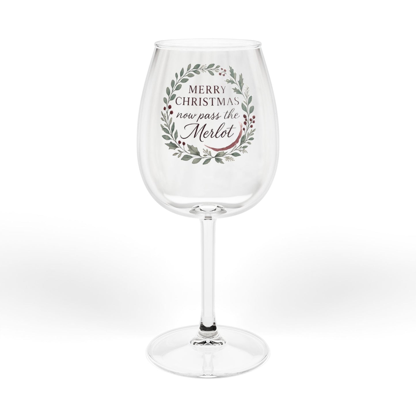Pass the Merlot Wine Glass, 12oz