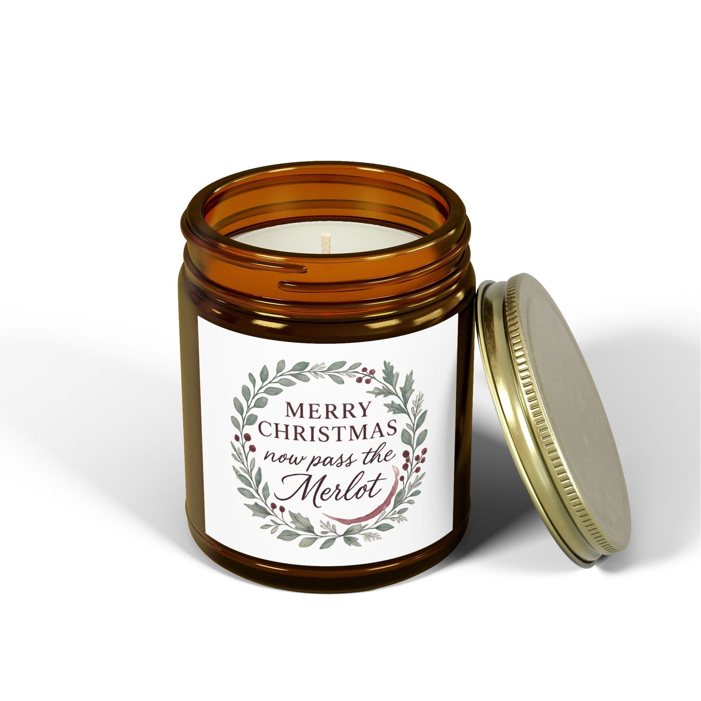 Merry Christmas, Pass the Merlot - Holiday Scented Candle