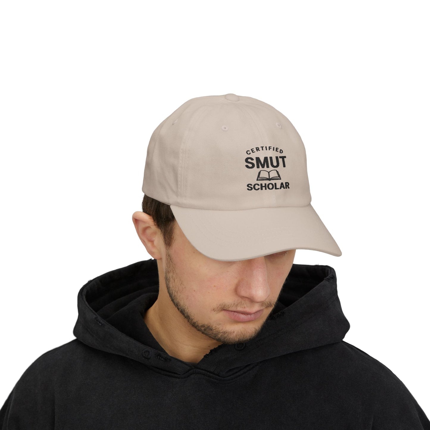 Certified Smut Scholar Dad Cap – Embroidered Book Lover Hat