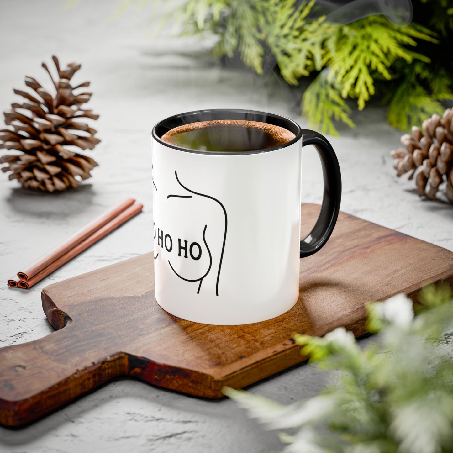 'HO HO HO' Holiday Mug - 11oz & 15oz