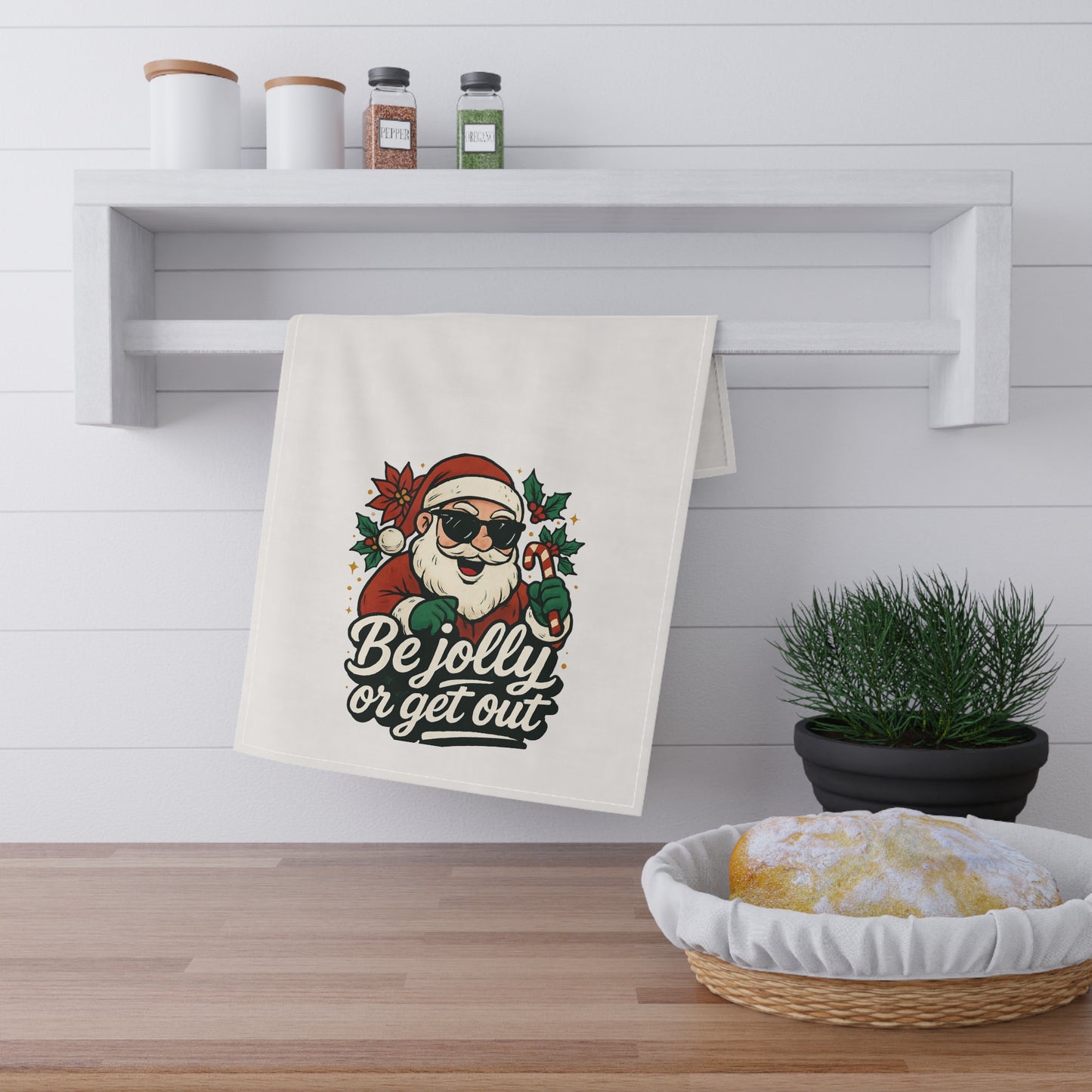 Be Jolly Christmas Tea Towel